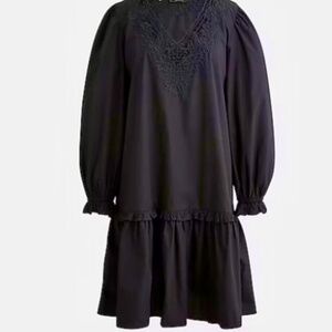 J.Crew Black lace dress NWT - size Small